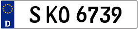 Truck License Plate